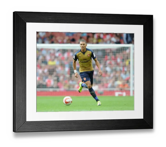 Framed Print : Arsenal's Kieran Gibbs in Action at Emirates Cup 2015 / 16 Framed Print : Arsenal's Kieran Gibbs in Action at Emirates Cup 2015 / 16