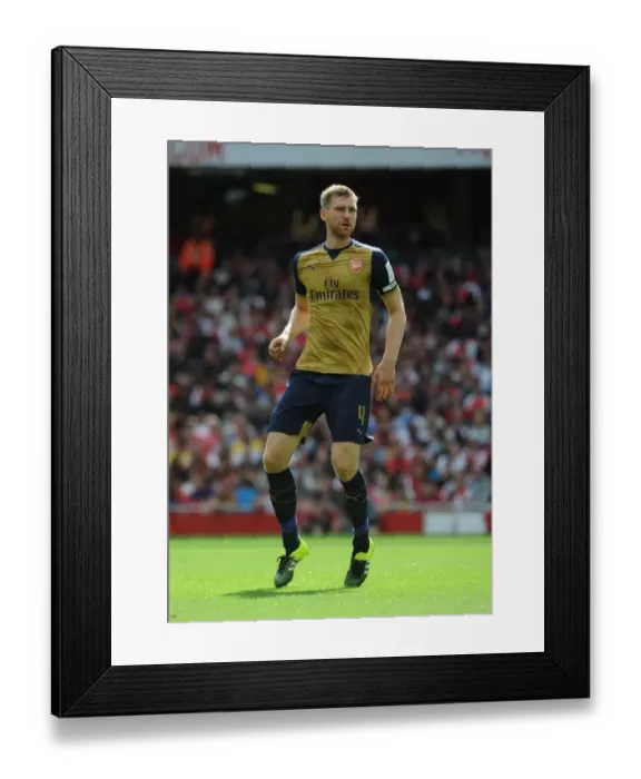Framed Print : Per Mertesacker in Action: Arsenal vs. Olympique Lyonnais - Emirates Cup 2015 Framed Print : Per Mertesacker in Action: Arsenal vs. Olympique Lyonnais - Emirates Cup 2015
