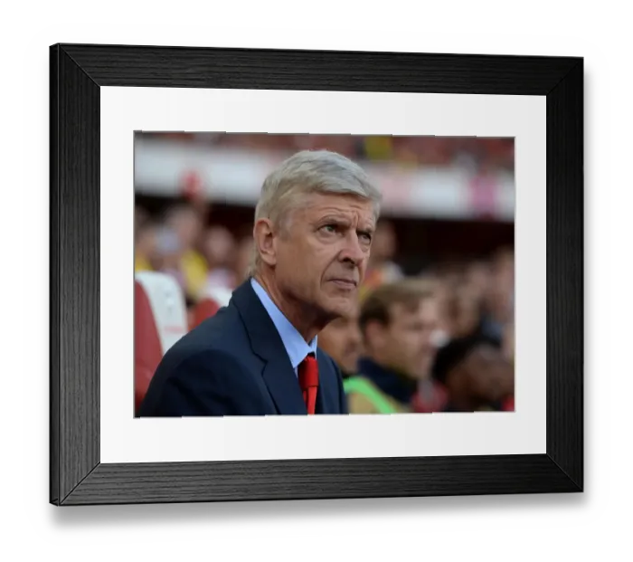 Framed Print : Arsene Wenger: Arsenal Manager Before Emirates Cup Match vs. Olympique Lyonnais (2015 / 16) Framed Print : Arsene Wenger: Arsenal Manager Before Emirates Cup Match vs. Olympique Lyonnais (2015 / 16)