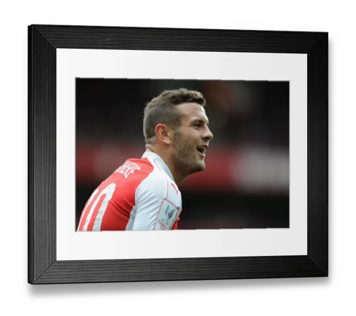 Framed Print : Arsenal's Jack Wilshere in Action against VfL Wolfsburg at Emirates Cup 2015 / 16 Framed Print : Arsenal's Jack Wilshere in Action against VfL Wolfsburg at Emirates Cup 2015 / 16
