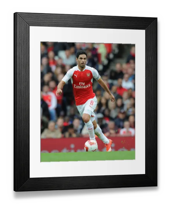 Framed Print : Mikel Arteta in Action: Arsenal vs. VfL Wolfsburg at Emirates Cup 2015 / 16 Framed Print : Mikel Arteta in Action: Arsenal vs. VfL Wolfsburg at Emirates Cup 2015 / 16