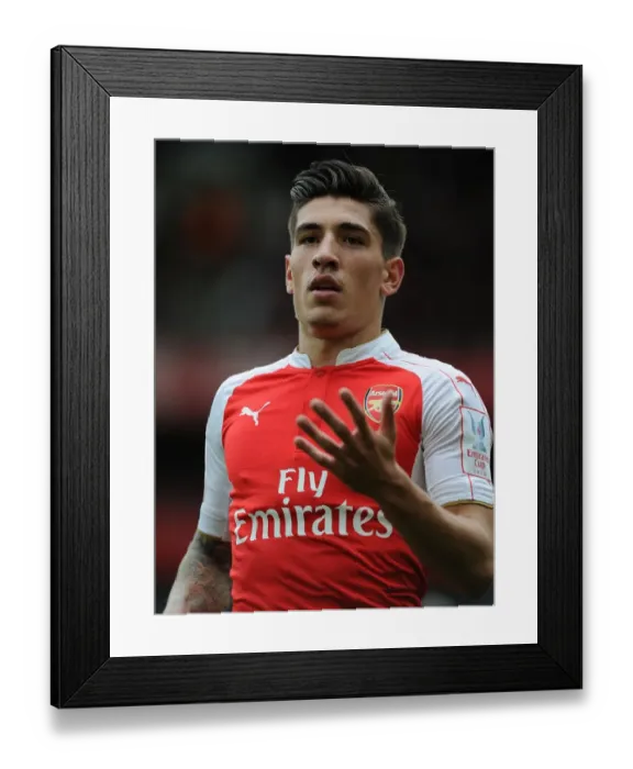 Framed Print : Arsenal's Hector Bellerin in Action at Emirates Cup 2015 / 16