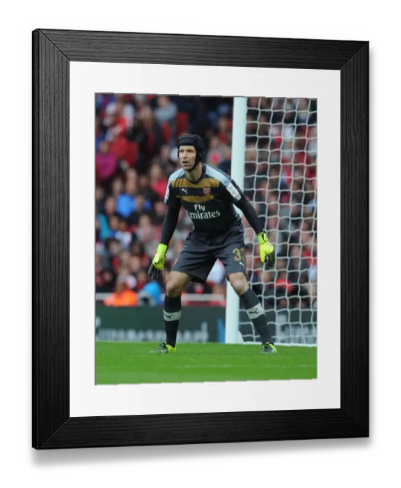 Framed Print : Arsenal's Petr Cech in Action Against VfL Wolfsburg at the Emirates Cup 2015 / 16 Framed Print : Arsenal's Petr Cech in Action Against VfL Wolfsburg at the Emirates Cup 2015 / 16
