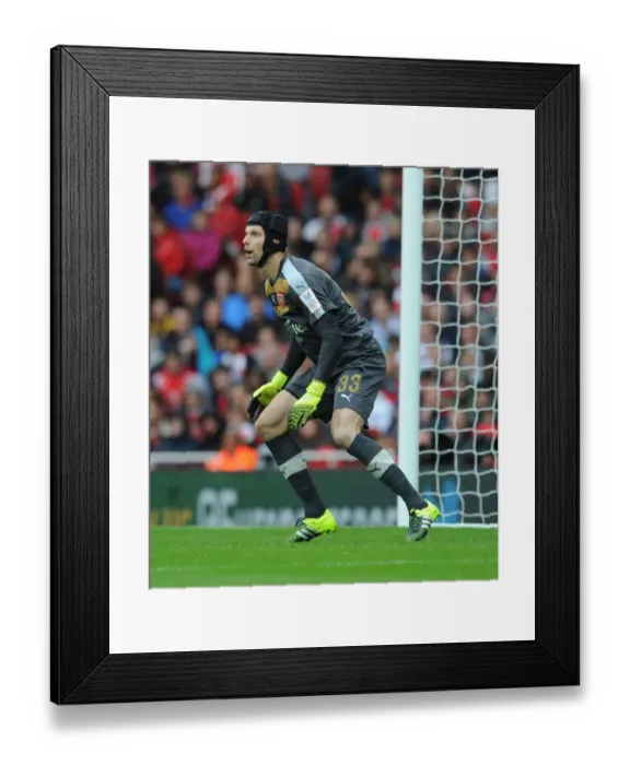 Framed Print : Arsenal's Petr Cech in Action against VfL Wolfsburg at the Emirates Cup 2015 / 16 Framed Print : Arsenal's Petr Cech in Action against VfL Wolfsburg at the Emirates Cup 2015 / 16