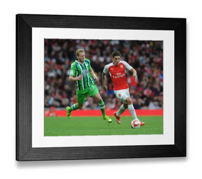 Framed Print : Arsenal's Bellerin vs. Schurrle: A Clash of Wings at the Emirates Cup, 2015 Framed Print : Arsenal's Bellerin vs. Schurrle: A Clash of Wings at the Emirates Cup, 2015
