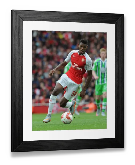 Framed Print : Arsenal's Jeff Reine-Adelaide Stars in Emirates Cup Victory over VfL Wolfsburg Framed Print : Arsenal's Jeff Reine-Adelaide Stars in Emirates Cup Victory over VfL Wolfsburg