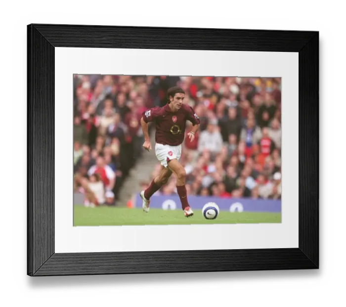 Framed Print : Robert Pires (Arsenal). Arsenal 1: 0 Manchester City. FA Premier League Framed Print : Robert Pires (Arsenal). Arsenal 1: 0 Manchester City. FA Premier League