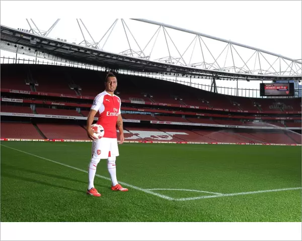 Santi Cazorla (Arsenal). Arsenal 1st Team Photcall and Training Session. Emirates Stadium