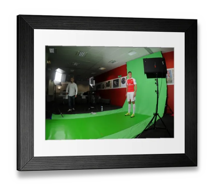 Framed Print : Arsenal 1st Team Training: Gabriel at Emirates Stadium, July 2015 Framed Print : Arsenal 1st Team Training: Gabriel at Emirates Stadium, July 2015