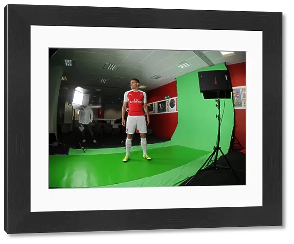 Gabriel (Arsenal). Arsenal 1st Team Photcall and Training Session. Emirates Stadium