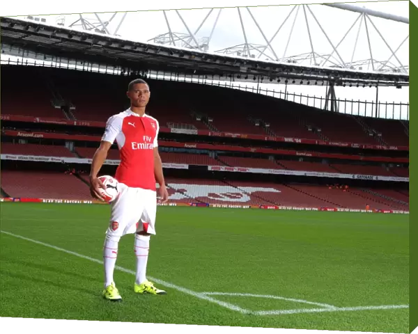 Kieran Gibbs (Arsenal). Arsenal 1st Team Photcall and Training Session. Emirates Stadium