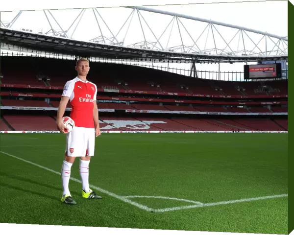 Per Mertesacker (Arsenal). Arsenal 1st Team Photcall and Training Session. Emirates