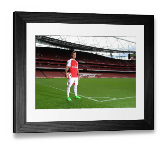 Framed Print : Arsenal Training: Jack Wilshere at Emirates Stadium, 2015-16 - Arsenal First Team Session