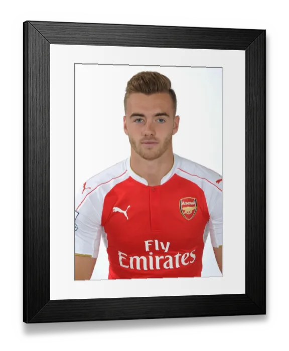 Framed Print : Calum Chambers at Arsenal First Team Photocall 2015-16 Framed Print : Calum Chambers at Arsenal First Team Photocall 2015-16