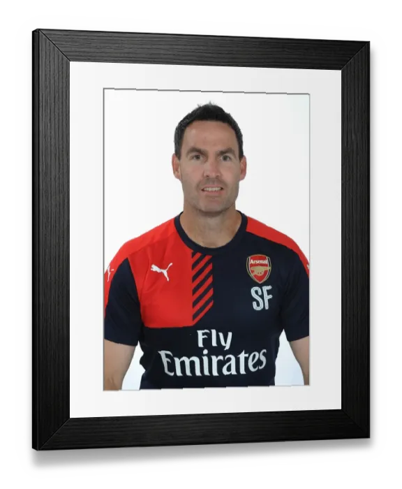 Framed Print : Arsenal FC: 2015-16 Pre-Season Training with Fitness Coach Shad Forsythe