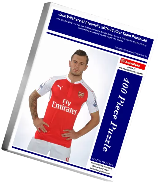 Jack Wilshere at Arsenal's 2015-16 First Team Photocall