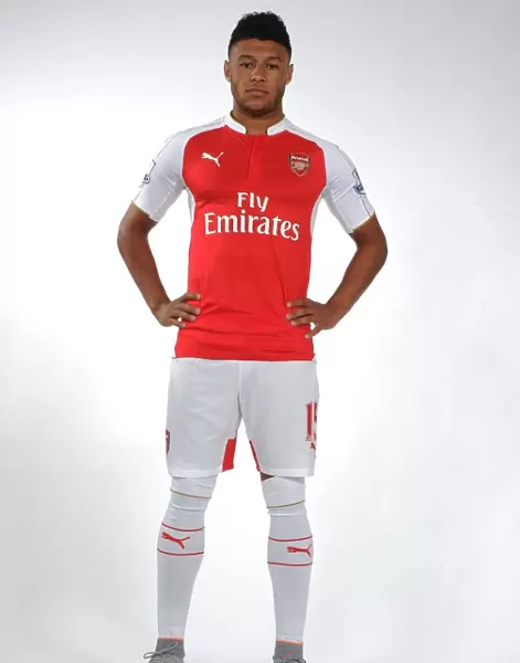 Arsenal's Alex Oxlade-Chamberlain at 2015-16 First Team Photocall