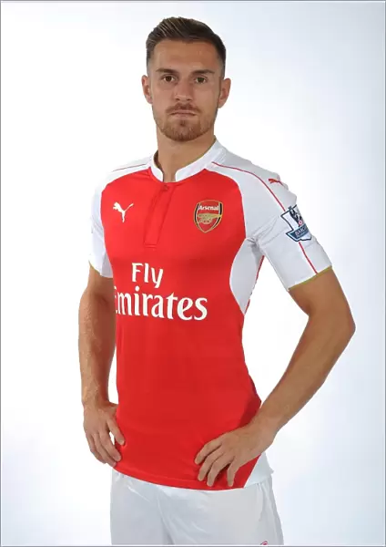 Aaron Ramsey: Arsenal First Team 2015-16 Photocall