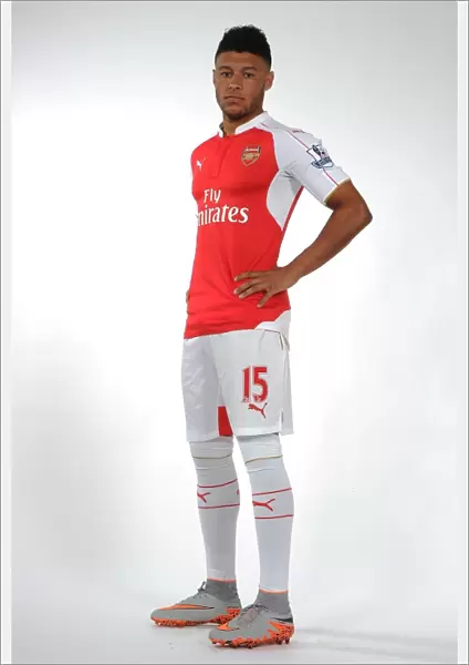 Alex Oxlade-Chamberlain at Arsenal's 2015-16 Team Photocall