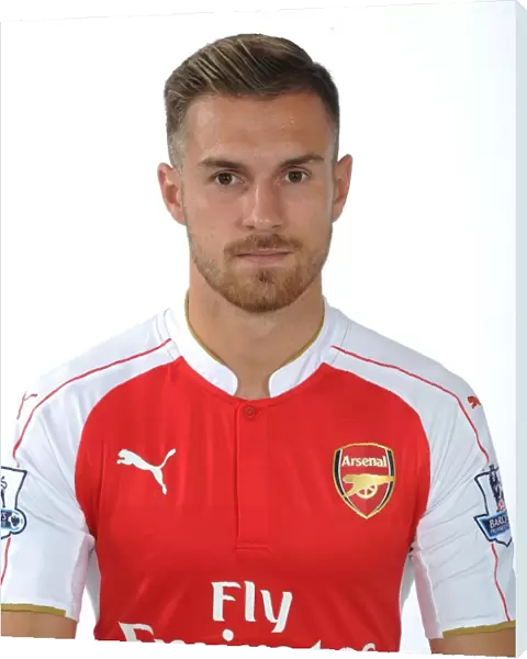 Arsenal Football Club: Aaron Ramsey at 2015-16 First Team Photocall