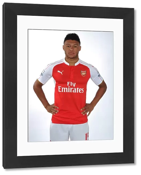 Alex Oxlade-Chamberlain at Arsenal's 2015-16 First Team Photocall