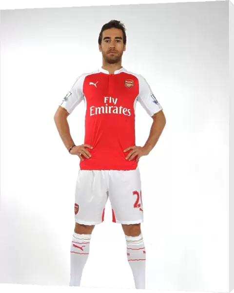 Arsenal First Team: 2015-16 Season - Mathieu Flamini's Photocall at Emirates Stadium