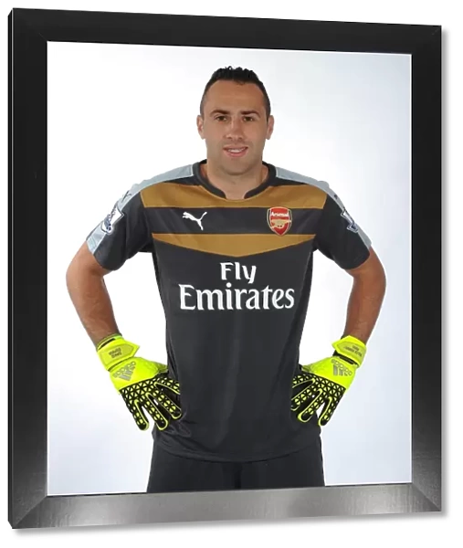David Ospina with Arsenal's First Team in 2015-16: Emirates Stadium Photocall