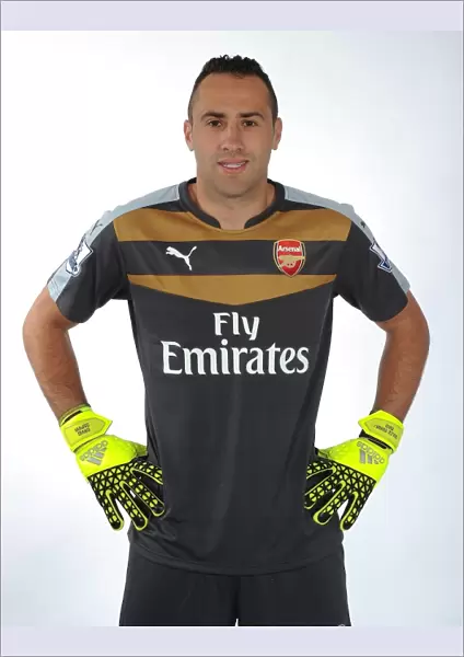 David Ospina with Arsenal's First Team in 2015-16: Emirates Stadium Photocall