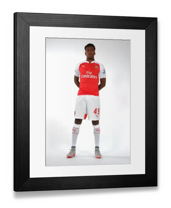 Framed Print : Welcome to the Arsenal First Team: Alex Iwobi (2015-16)