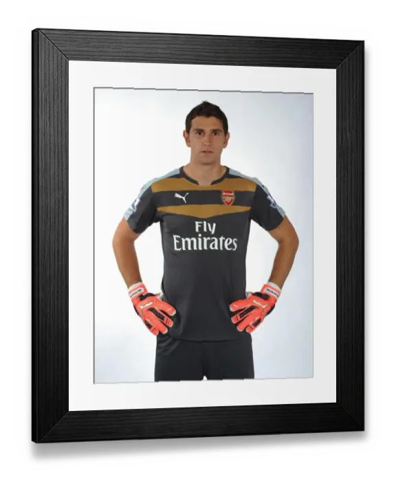 Framed Print : Arsenal's New First Team Goalkeeper: Emiliano Martinez