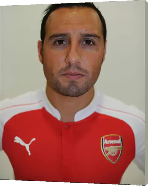 Arsenal Football Club: Santi Cazorla at 2015-16 Team Photocall