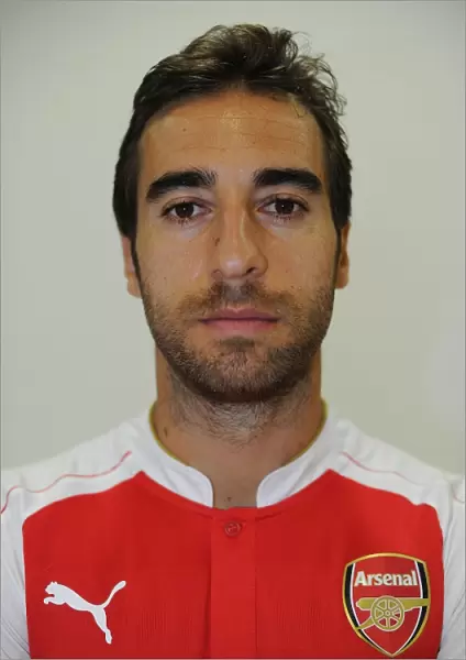 Arsenal's Mathieu Flamini at 2015-16 First Team Photocall