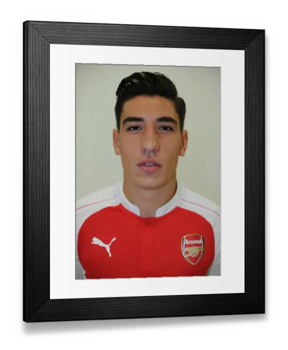 Framed Print : Arsenal's Hector Bellerin at 2015-16 First Team Photocall Framed Print : Arsenal's Hector Bellerin at 2015-16 First Team Photocall