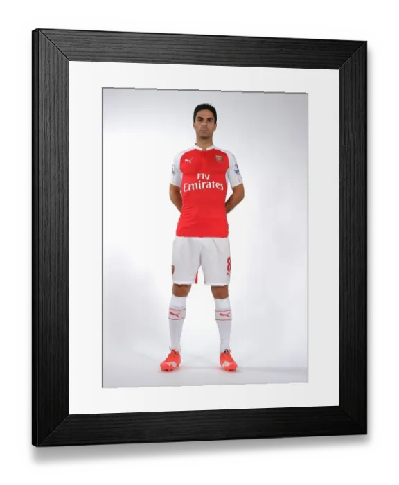 Framed Print : Mikel Arteta at Arsenal Training (2015-16)