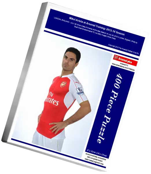 Mikel Arteta at Arsenal Training: 2015-16 Season