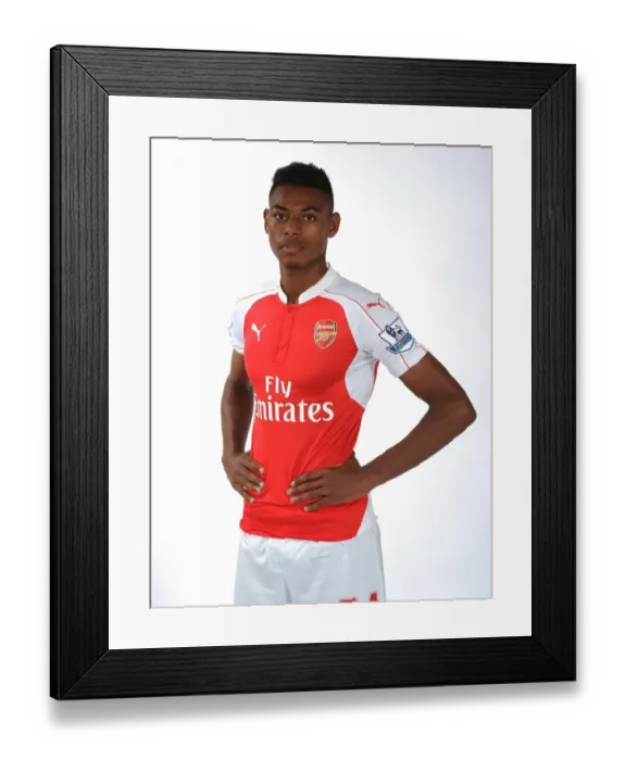 Framed Print : Arsenal's New Rising Star: Jeff Reine-Adelaide