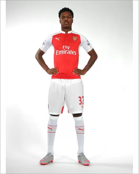 Chuba Akpom: Arsenal First Team Photocall 2015-16