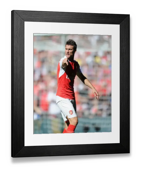 Framed Print : Arsenal's Laurent Koscielny in Action at the 2015 Community Shield Against Chelsea Framed Print : Arsenal's Laurent Koscielny in Action at the 2015 Community Shield Against Chelsea