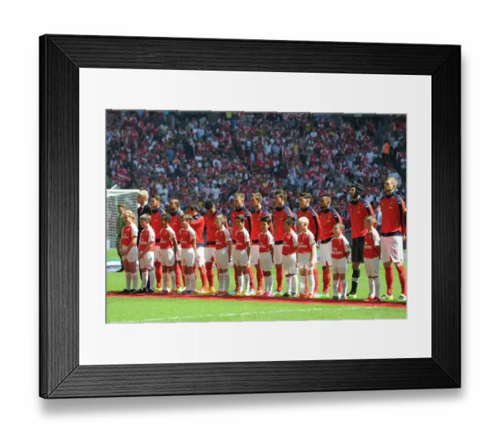 Framed Print : Arsenal vs. Chelsea - Community Shield 2015: Unified Team Line-Up Framed Print : Arsenal vs. Chelsea - Community Shield 2015: Unified Team Line-Up