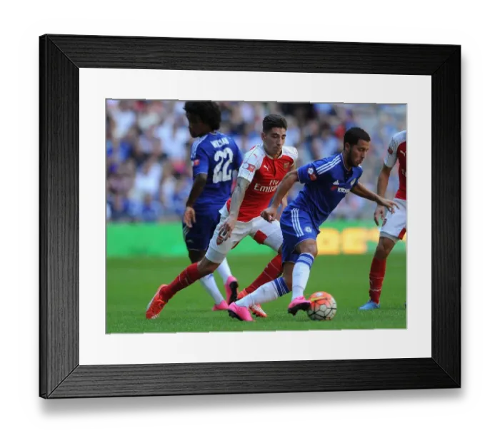Framed Print : Bellerin vs. Hazard: A Community Shield Battle at Wembley (Arsenal vs. Chelsea, 2015) Framed Print : Bellerin vs. Hazard: A Community Shield Battle at Wembley (Arsenal vs. Chelsea, 2015)