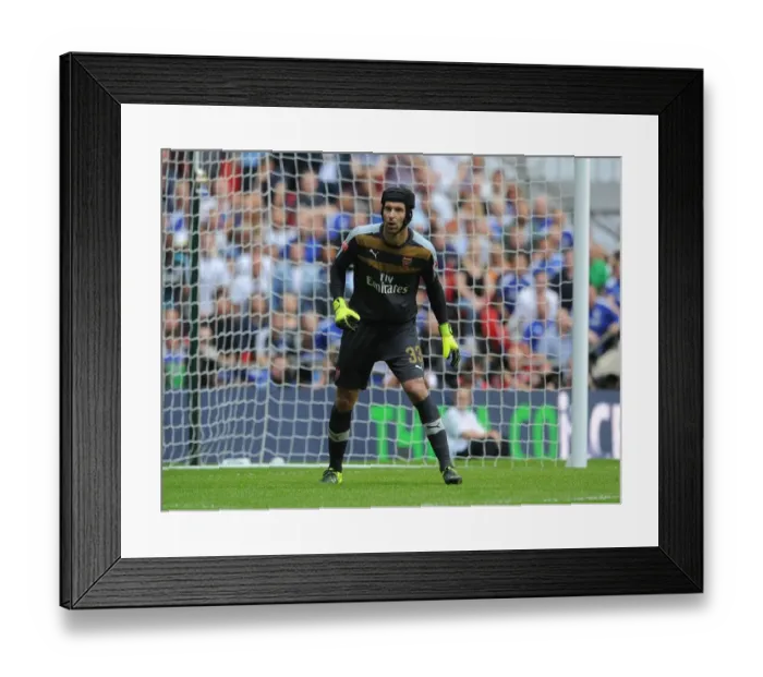 Framed Print : Arsenal's Unyielding Guardian: Petr Cech in the Community Shield Showdown Against Chelsea (2015-16) Framed Print : Arsenal's Unyielding Guardian: Petr Cech in the Community Shield Showdown Against Chelsea (2015-16)