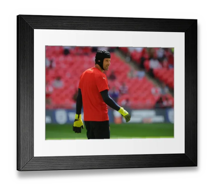 Framed Print : Petr Cech: Arsenal's Gear Up for FA Community Shield Clash Against Chelsea (2015) Framed Print : Petr Cech: Arsenal's Gear Up for FA Community Shield Clash Against Chelsea (2015)