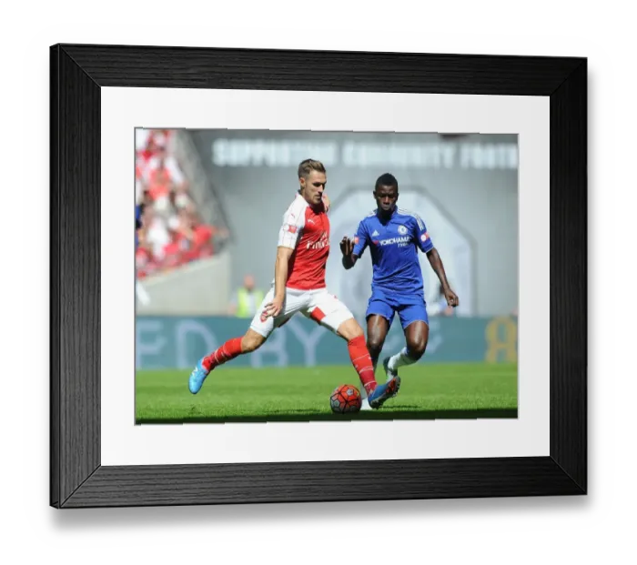 Framed Print : Clash of Midfield Titans: Ramsey vs. Ramires - Arsenal vs. Chelsea, FA Community Shield 2015 Framed Print : Clash of Midfield Titans: Ramsey vs. Ramires - Arsenal vs. Chelsea, FA Community Shield 2015