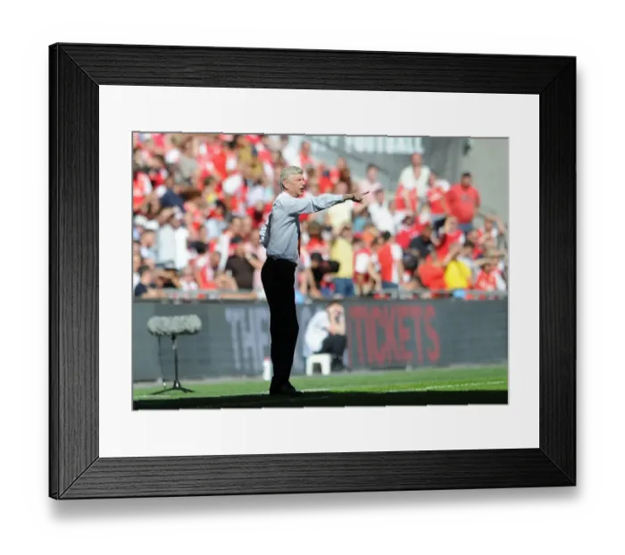 Framed Print : Arsene Wenger and Arsenal Face Off Against Chelsea in FA Community Shield Clash, 2015 Framed Print : Arsene Wenger and Arsenal Face Off Against Chelsea in FA Community Shield Clash, 2015