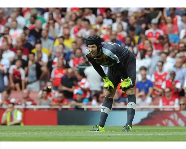 Petr Cech (Arsenal). Arsenal 0: 2 West Ham United. Barclays Premier League. Emirates Stadium