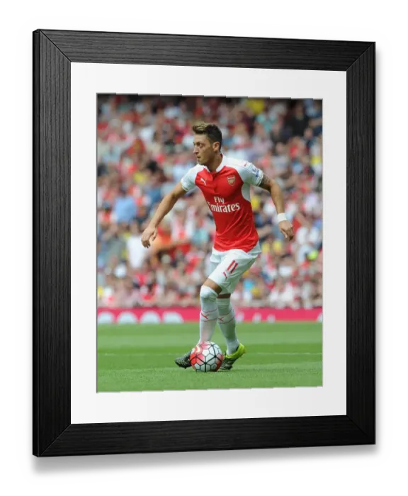 Framed Print : Mesut Ozil (Arsenal). Arsenal 0: 2 West Ham United. Barclays Premier League. Emirates Framed Print : Mesut Ozil (Arsenal). Arsenal 0: 2 West Ham United. Barclays Premier League. Emirates