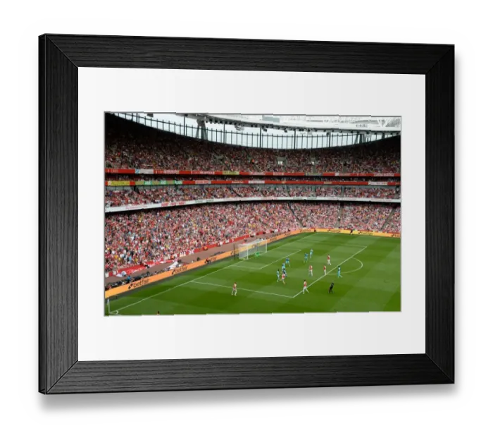 Framed Print : Arsenal vs. West Ham United: 2015-16 Premier League Clash at Emirates Stadium