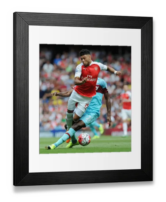 Framed Print : Oxlade-Chamberlain vs. Ogbonna: A Premier League Battle at Emirates Stadium Framed Print : Oxlade-Chamberlain vs. Ogbonna: A Premier League Battle at Emirates Stadium