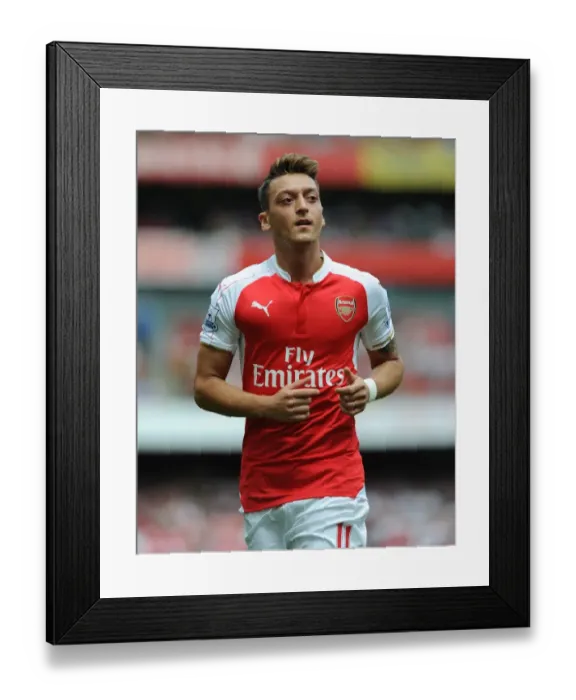 Framed Print : Arsenal vs. West Ham United: Mesut Ozil at Emirates Stadium (2015-16)