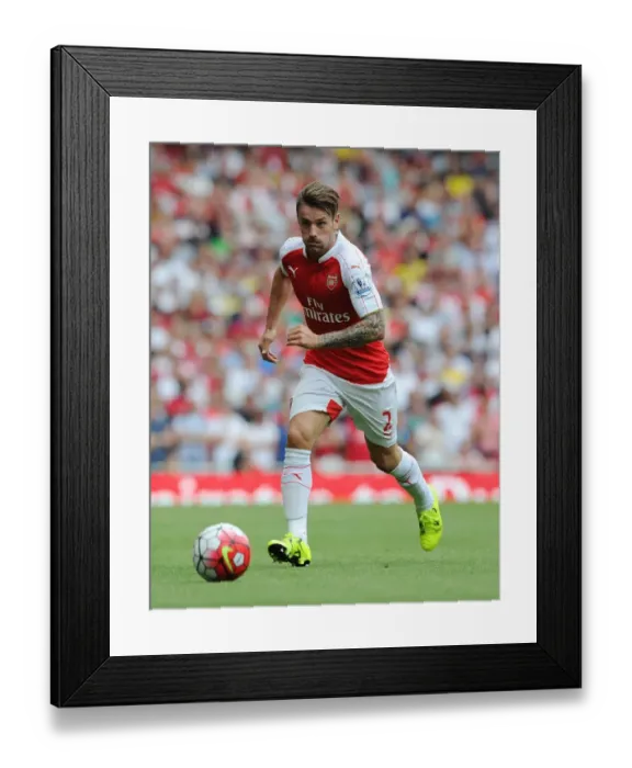Framed Print : Mathieu Debuchy in Action: Arsenal vs. West Ham United (2015-16) - Emirates Stadium Framed Print : Mathieu Debuchy in Action: Arsenal vs. West Ham United (2015-16) - Emirates Stadium